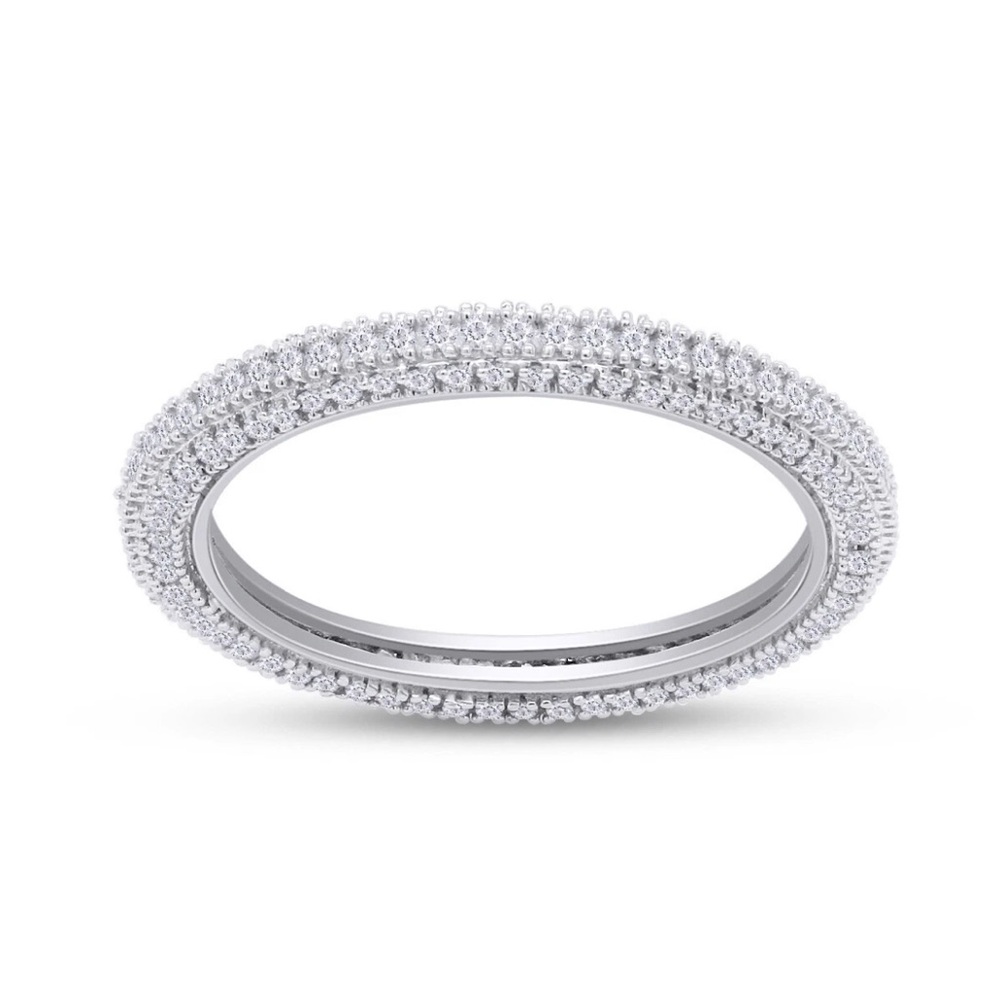 Natural Diamond Pave Full Eternity Band